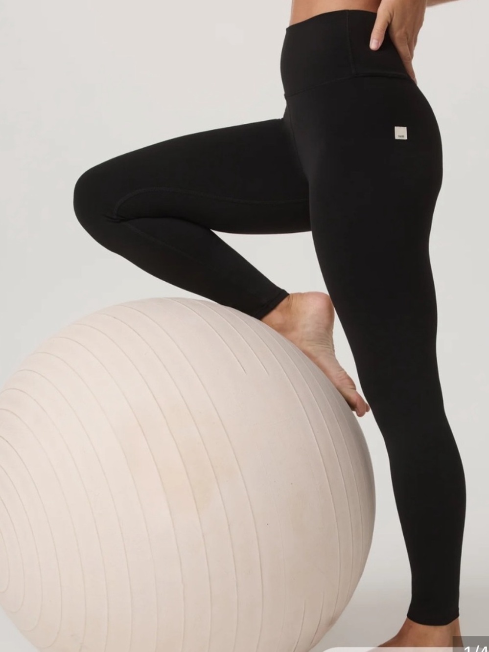Vuori Black High-Rise Performance Leggings
